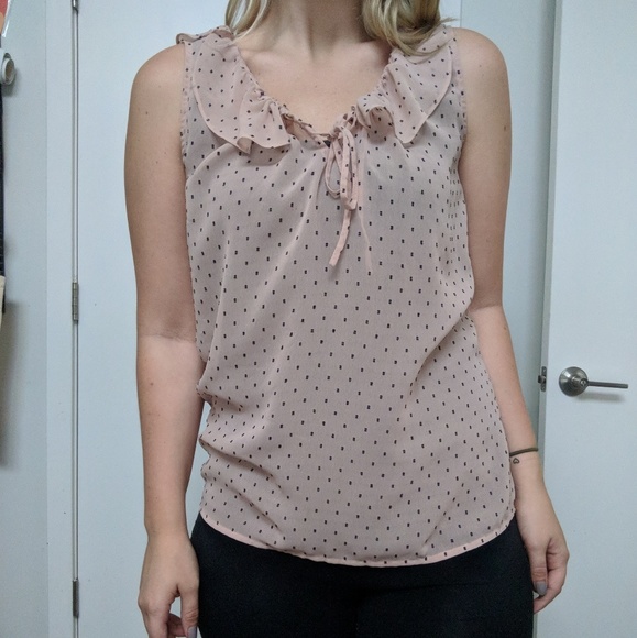 Blouse with ruffled collar - Picture 1 of 4